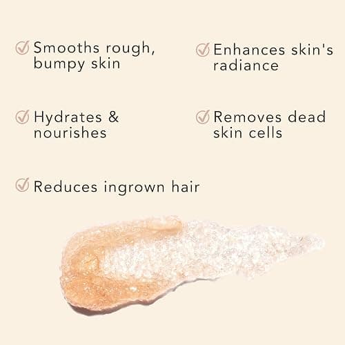 Organic Vanilla Coconut Body Scrub - USA Made Sugar Scrub with Natural Ingredients, Moisturizing Body & Foot Exfoliator for Dry and Sensitive Skin, Removes Dead Skin Cells & Reduces Ingrown Hair thumbnail 3
