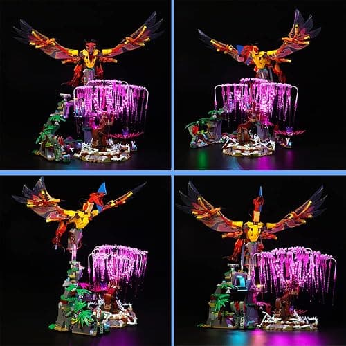 VONADO LED Light Kit Compatible with LEGO Avatar Toruk Makto & Tree of Souls 75574 - DIY Lighting - Music Version thumbnail 4