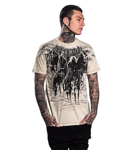 Affliction Men's Core T-Shirt, Short Sleeve, Graphic Print Design T-Shirts thumbnail 2