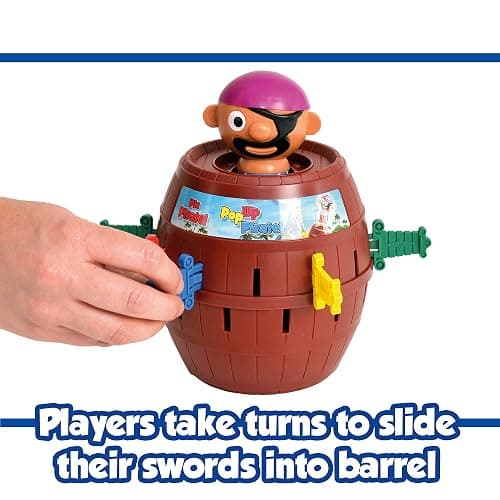TOMY Pop Up Pirate Board Game - Family and Preschool Kids Games for Family Game Night - Winter Break Activities- Girls and Boys Games - 2-4 Players - Ages 4 Years and Up thumbnail 5
