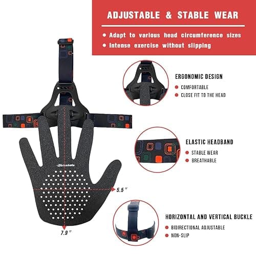 bibahala Headgear Blocking Guards Basketball Defensive Mask 2nd Generation 3D Eye-Blocking Shooting Dribble Mask Guard Shooter Jump Shot Basketball Associates Training Equipment thumbnail 4
