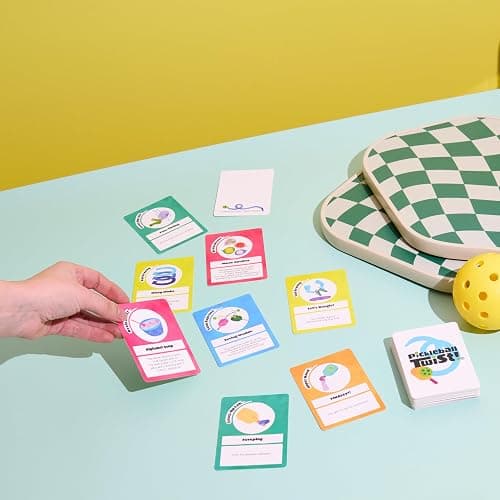 Pickleball Twist Card Game: A Hilarious High-Energy On-Court Challenge - The Ultimate Fun Gift for Pickleball Players of All Levels thumbnail 2