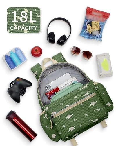 Corduroy Kids Backpack for Boys 6-10: Boys Girls Backpacks for Elementary Kindergarten 15” H Fit Folder thumbnail 6