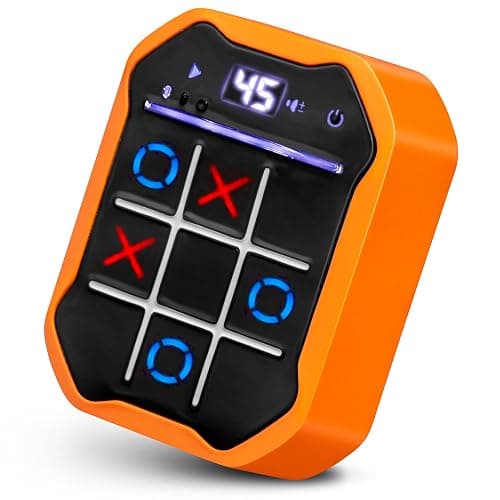 Electronic Tic-Tac-Toe Handheld Game | 3-in-1 Memory & Brain Games | Birthday Gift for Kids and Adults | Touchscreen Travel Friendly with Sound & Voice Effects for Kids Age 7+ - Image 1