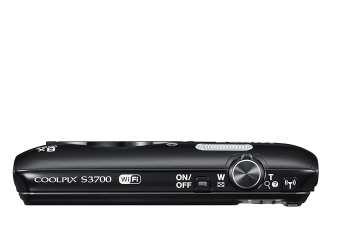Nikon Digital Camera COOLPIX S3700 Black Optical 8X Zoom 20.05 Million Pixels S3700BK thumbnail 9