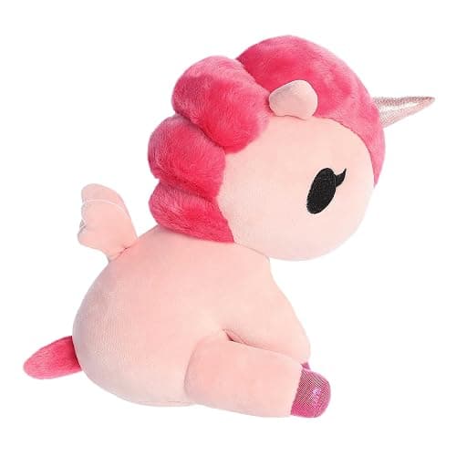 Aurora Enchanting ©Tokidoki Bellina Stuffed Animal - Bright & Colorful Design - Showpiece Plush - Pink 10 Inches thumbnail 5