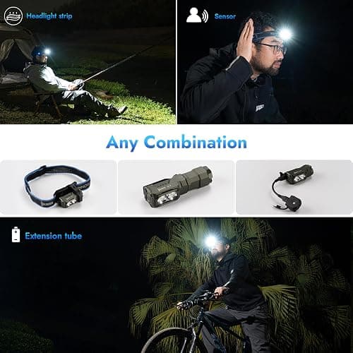 WUBEN E7 1800 Lumen Rechargeable Mini Flashlight with Magnet - Super Bright 6 Modes ArmyGreen EDC Flashlight, Typ-C Rechargeable LED; IP68 Pocket Flashlight for Headlamp Use, Rescue, Camping thumbnail 5