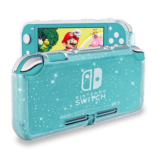 DLseego Protective Case for Nintendo Switch Lite, Glitter Bling Soft TPU Cover with Shock-Absorption and Anti-Scratch Design Protective Case - Crystal Glitter - Image 1