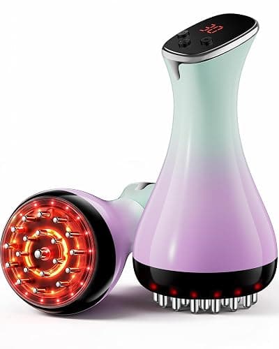 Lymphatic Drainage Massager & Anti Cellulite Massage Tool - Helps Reduce the Appearance of Cellulite and Stretch Marks, 4-in-1 Body Sculpting Machine with Heat, Light, Vibration & Microcurrent - Image 1