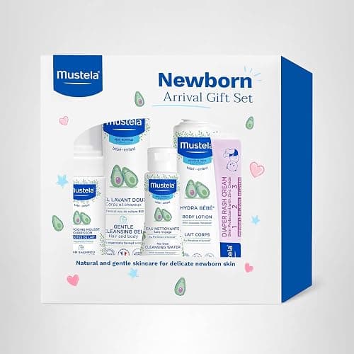 Mustela Newborn Arrival Gift Set - Baby Skincare & Bath Time Essentials - Natural & Plant Based - 5 Items Set thumbnail 13