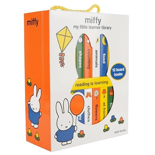 Miffy: My Little Learner Library - My First Library 12 Book Set Miffy Board Book thumbnail 8