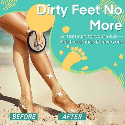 Beach Sand Remover Sand Eraser Wipe Mitt Family Kids Women 2024 Summer Vacation Essentials European Mexico Costa Rica Bahamas Trip Must Haves Hawaii Honeymoon Accessories Alaska Cruise Ship Gear 1Pcs thumbnail 3