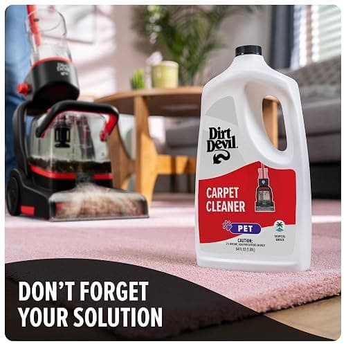 Dirt Devil Full Size Carpet Cleaner Machine for Carpet and Upholstery, Deep Cleaning Carpet Shampooer Machine with Two Cleaning Modes, Pair with Dirt Devil Carpet Cleaner Solution thumbnail 12