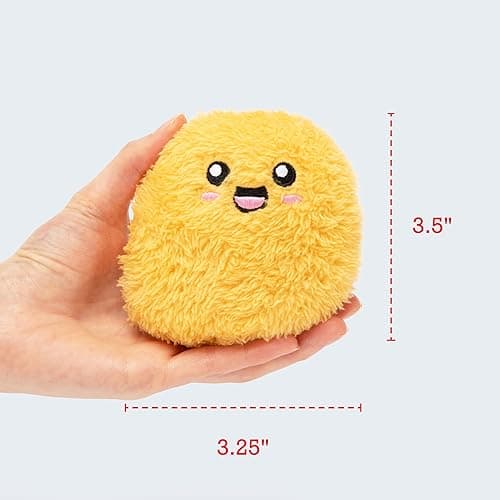 Emotional Support Chicken Nuggets by Relatable, Cuddly Stuffed Animals and Toys, Squishy Toys and Plushies, Great Gift Ideas for Loved Ones of All Ages, Includes 5 Plushies with Carrying Basket thumbnail 9