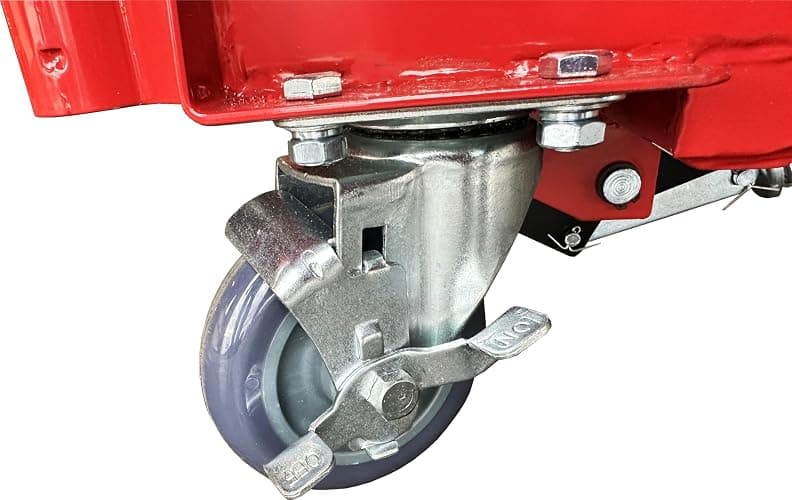 Hydraulic Lift Cart, 500 Lb. Capacity, 28" x 18" Platform, 9.25" to 28.5" Lift Height, 98lbs Net Weight, Pake Handling Tools (500lbs) - 500lbs Shining Handle thumbnail 6