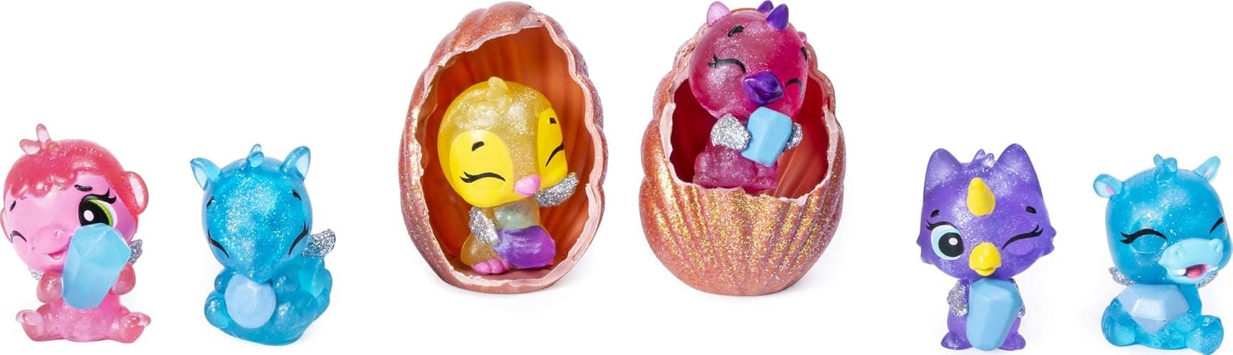 Hatchimals CollEGGtibles, Mermal Magic 6 Pack Shell Carrying Case with Season 5 CollEGGtibles, for Kids Aged 5 and Up (Color May Vary) thumbnail 8