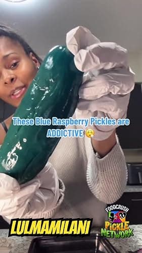 Blue Raspberry Pickle Kit-Double Sized-Mexican Candy Gift Box-Tiktok Trend Item by Food Crush thumbnail 4
