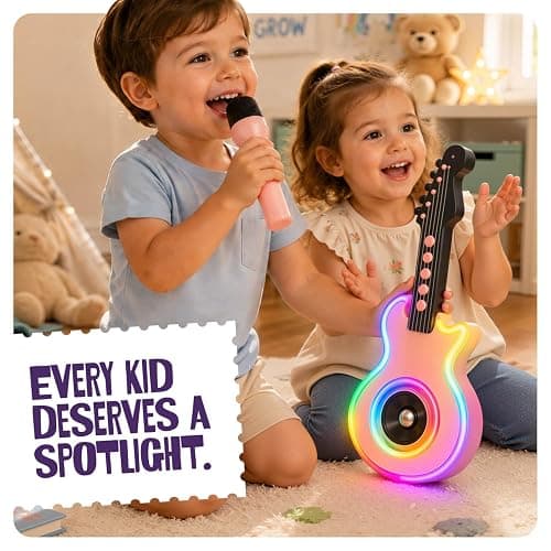 Karaoke Machine for Kids - Mini Toy Microphone for Girls - Gifts for Girl | Birthday Gift for 3 4 5 6 7 Year Old Girls - Little Girl Toys 3-5 Years - Girls Toys Age 6-8 - 4 Year Old Girl Birthday Gifts thumbnail 2