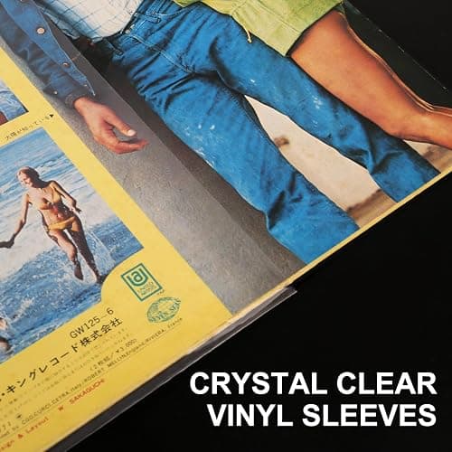 Gartopvoiz Gatefold Outer Vinyl Record Sleeves, 12" 3 Mil Plastic Album Cover Clear Protection, 15pcs thumbnail 5