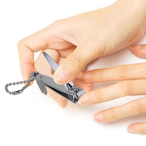 (6 Pack) Toe Nail Clippers Toenail Clippers and Fingernail Clipper Set, Premium Stainless Steel Ultra Sharp Sturdy Curved Edge Cutter Trimmer Finger Nail Clip for Adults Men Women Nail Cleaner thumbnail 4