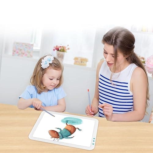 TOHETO A4 Rechargeable Led Super Bright Light Pad Powered by 3500mAh Lithium Battery for Cricut Weeding Vinyl Tool, Portable Wireless Light Board/Box for Tracing, Diamond Painting, Sketching & Drawing thumbnail 8