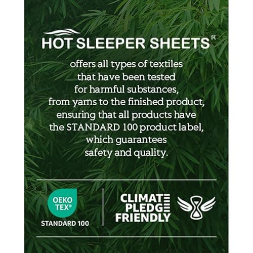 Cooling Sheets Set King Size, Viscose Derived from Bamboo for Hot Sleepers | Deep Pocket Up to 16 Inch | Silky Soft & Breathable Bedding - 4PC (King, Simply Taupe) thumbnail 6