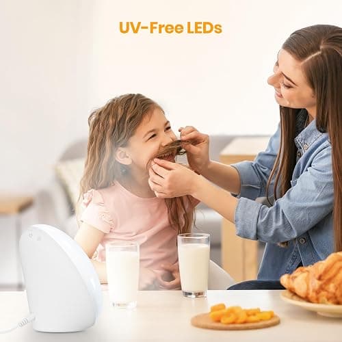 LASTAR Sun Lamp, 10,000 Lux Sunlight Lamp with 4 Color Temperatures & 5 Brightness & 1H Timer, Touch Control Daylight Lamp with Memory Function for Home thumbnail 2