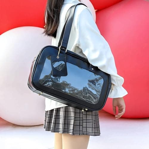 STEAMEDBUN Ita Bag Japanese School Bag with Insert Tote Shoulder Anime Purse for Cosplay thumbnail 2