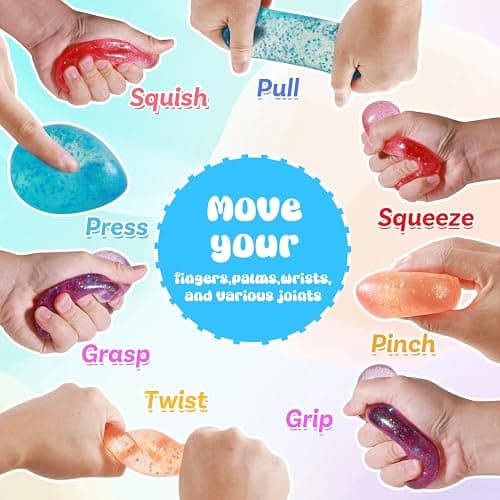 Fidget Cube Stress Relief, Anxiety Squishies, Ice Squishy Stress Cube, Sensory Toys for Kids with Autism, Calming Toys (1pack) thumbnail 4