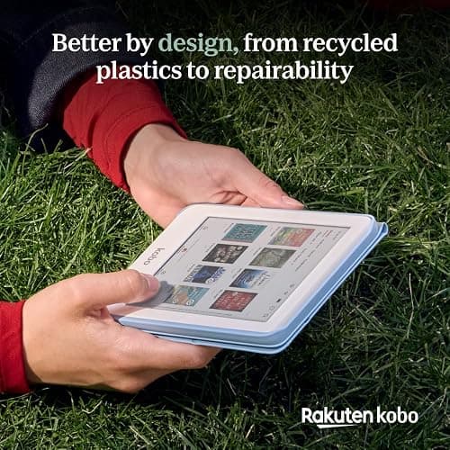 Kobo Clara Colour | Colour eReader | 6” Glare-Free Colour E Ink Kaleido™ 3 Display | Dark Mode Option | Waterproof | Audiobooks | 16GB of Storage | White thumbnail 6