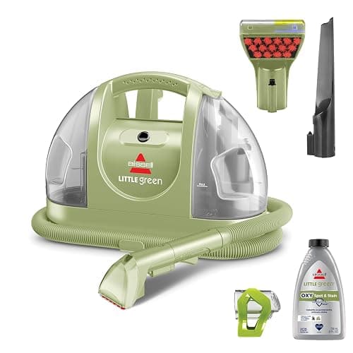 BISSELL Little Green Multi-Purpose Portable Carpet and Upholstery Cleaner, Car and Auto Detailer, with Exclusive Specialty Tools, Green, 1400B - Image 1