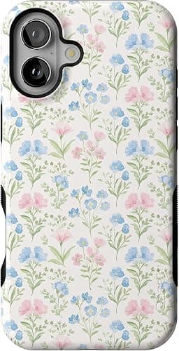 Casely iPhone 16 Case | Pastel Garden | Sunday Best | Compatible with MagSafe | Bold Protective Design - Image 1