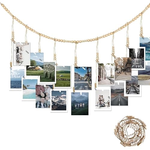 Hanging Photo Display with Clips - Image 1