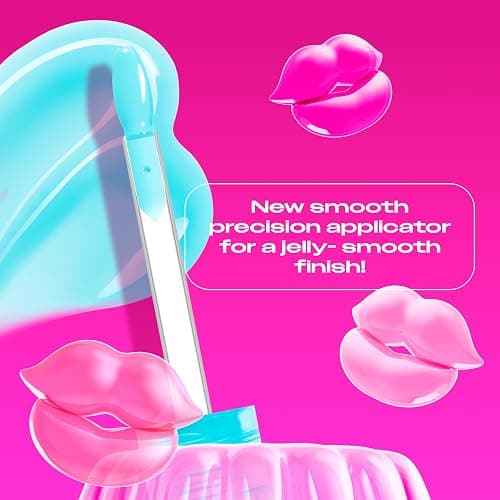 NYX PROFESSIONAL MAKEUP Jelly Job Lip Gloss, Lip Tint Gloss with Full-Bodied, Smoothing, and Hyper-Glossy Shine - Jelly Frost (Icy Blue) thumbnail 4