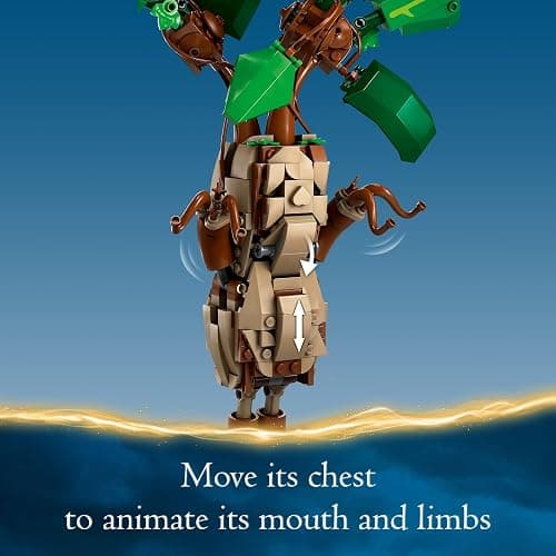 LEGO Harry Potter Mandrake Figure & Pot Plant Toy, Harry Potter Collectible Gift Idea for Kids, Magical Creature Playset for Room décor, Harry Potter Toy for 10 Year Old Girls, Boys or Any Fan, 76433 thumbnail 7