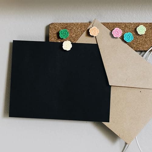 Push Pins for Cork Board - Cuttte 30pcs Decorative Push Pins with Case, Cute Thumb Tacks and Pushpins for Bulletin Board, 6 Colors Flower Pushpins thumbnail 7