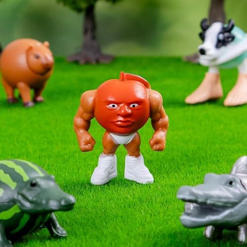 Nerfcareani 24PCS Brainrot Italian Memes Keychain Tung Tung Tung Sahur Keychain Tralalero Tralala Figurine Classroom Gifts Party Favors Boys Girls Easter Basket Stuffers Easter for Toddlers thumbnail 8
