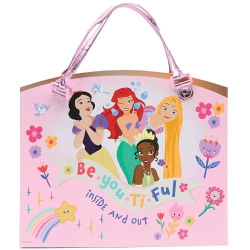 Disney Princess Activity Tote – Ultimate Princess Adventure Bag with Coloring Books, Stickers, Crayons & Games – Travel-Friendly Art Set for Girls Ages 3+ – Great Gift for Creative Play thumbnail 8