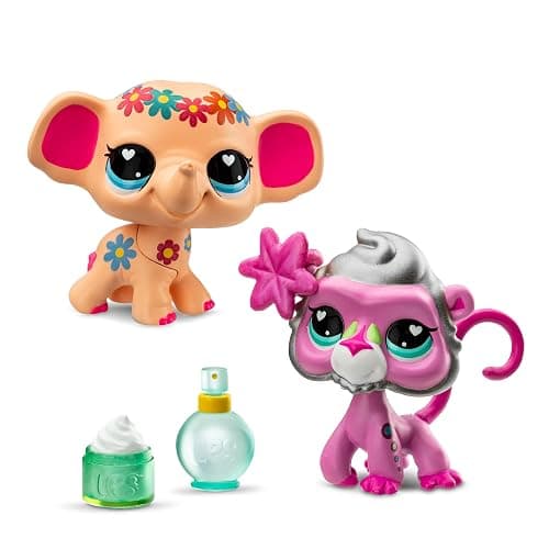 Littlest Pet Shop - Pet Pairs Bundle 4 Pack - Series 4 - Gen 7 Authentic LPS Bobble Head Toy Figure, Collectible Toy Animal, Ages 4+ thumbnail 5