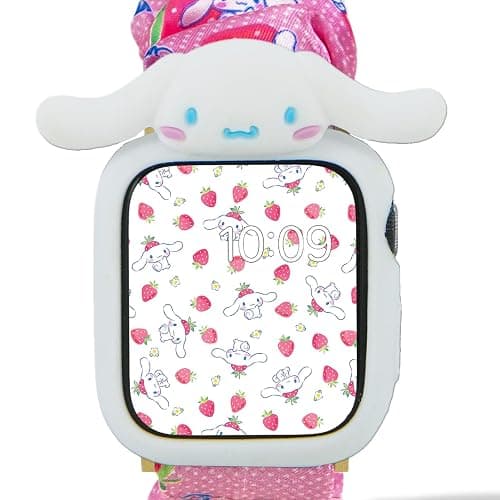 Sonix x Sanrio Apple Watch Cover | Bumper Case for Apple Watch | Protective Silicone Cover | Fits 38mm/40mm/41mm | Cinnamoroll - White - Image 1