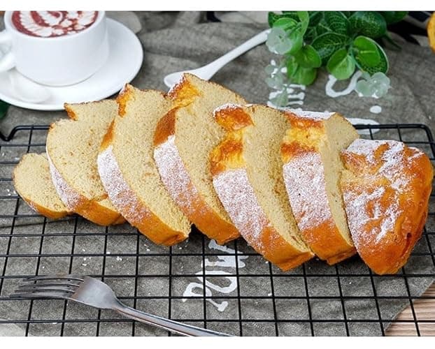 Shirfloral Fake Sliced Bread Artificial Realistic Fake Food for Display Home Kitchen Table Shop Window Decoration thumbnail 3