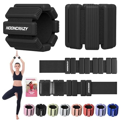 Pilates Wrist Ankle Weights for Women, Wearable Strong Arm & Leg Weights Set of 2(1 lb/2.2 lbs Each), Adjustable Ankle Weights for Walking, Yoga, Dance, Barre, Gym - Image 1