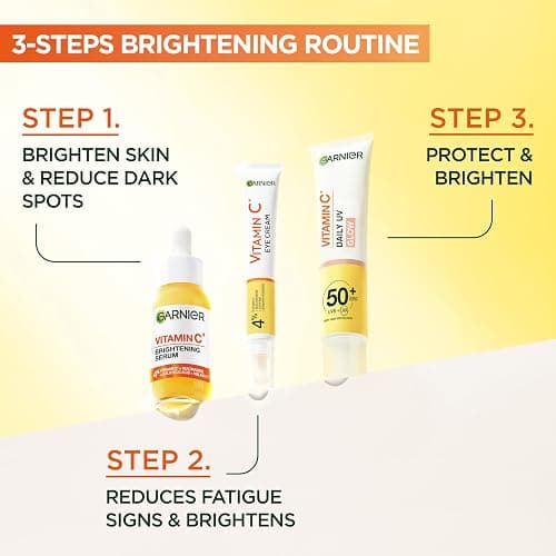 Garnier Vitamin C Brightening Serum for Face, with 4% Vitamin C, Niacinamide & Salicylic Acid, Brightens Skin, Reduces Dark Spots & Evens Skin Tone, Serum 30ml thumbnail 11