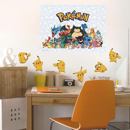 RoomMates RMK3596SCS Pokemon Pikachu Peel and Stick Wall Decals thumbnail 2