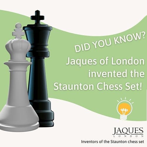 Jaques of London Large Chess Sets | 15" Chess Board | Premium Chess Set For Adults Luxury | Chess Set For Adults with Staunton Chess Pieces | Since 1795… thumbnail 6