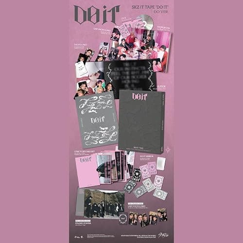 Stray-Kids - SKZ IT TAPE DO IT DO Ver. Photobook R + Unit Photocard + Outbox + Lyric Postcard Set + Gift thumbnail 3