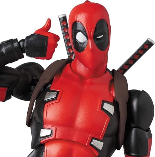 MEDICOM Toy MAFEX Deadpool GURIHIRU Art Ver Includes Original Sturdy Protective case. Japan Import. thumbnail 5