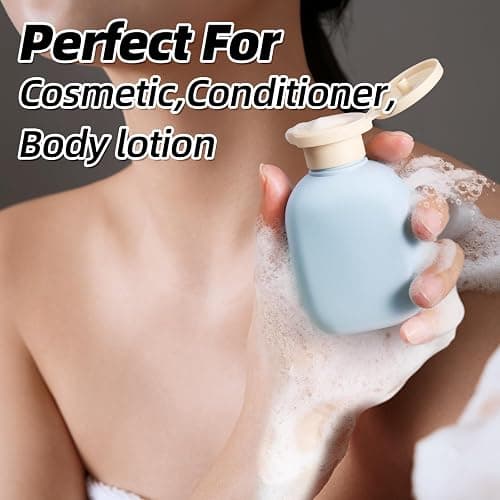 ASEVAT 3.4oz Travel Bottle with Flip Cap, Leak Proof Squeeze Bottles, Refillable Plastic Travel Containers for Creams, Lotion, Foundation, Shampoo, Conditioner thumbnail 9