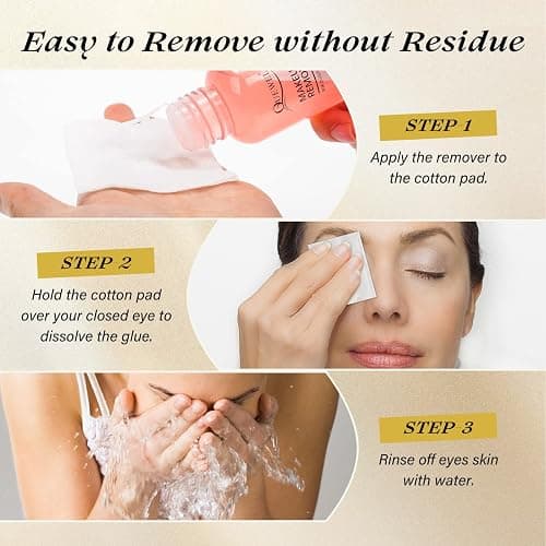 QUEWEL Lash Clusters Glue 10ml Black DIY Lash Extensions for Individual Lashes Long-Lasting No Irritation, Large Capacity No Shaking (Black-10ml) thumbnail 8