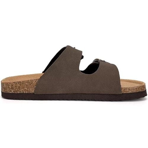 Torotto Kids Sandals Boys Girls Slide Summer Non-slip Cork Glitter Toddler Slippers with Adjustable Straps for Indoor & Outdoor thumbnail 2